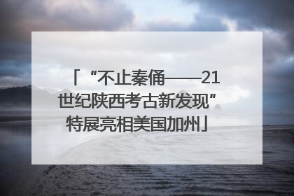“不止秦俑——21世纪陕西考古新发现”特展亮相美国加州