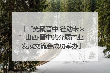“光聚晋中 链动未来”山西·晋中光介质产业发展交流会成功举办