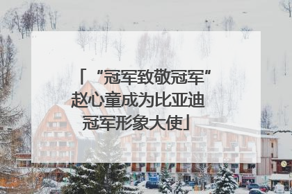“冠军致敬冠军” 赵心童成为比亚迪冠军形象大使