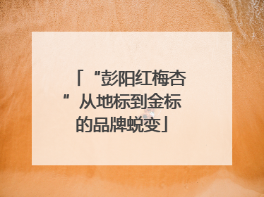 “彭阳红梅杏”从地标到金标的品牌蜕变