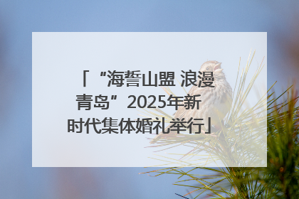 “海誓山盟 浪漫青岛”2025年新时代集体婚礼举行