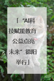 “AI科技赋能教育 公益点亮未来”德阳举行
