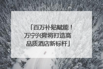 百万补贴赋能！万宁兴隆将打造高品质酒店新标杆