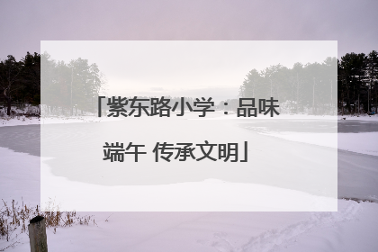 紫东路小学：品味端午 传承文明