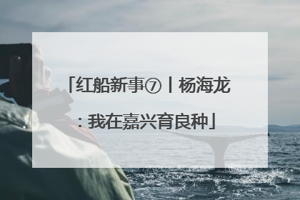 红船新事⑦丨杨海龙：我在嘉兴育良种
