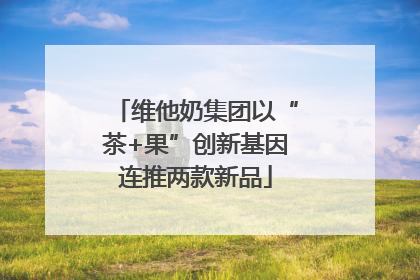 维他奶集团以“茶+果”创新基因连推两款新品