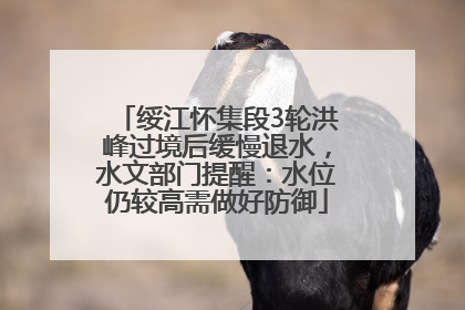 绥江怀集段3轮洪峰过境后缓慢退水，水文部门提醒：水位仍较高需做好防御