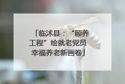临沭县：“颐养工程”绘就老党员幸福养老新画卷