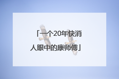 一个20年快消人眼中的康师傅