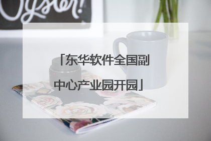 东华软件全国副中心产业园开园