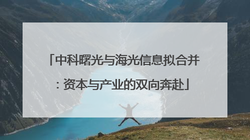 中科曙光与海光信息拟合并：资本与产业的双向奔赴