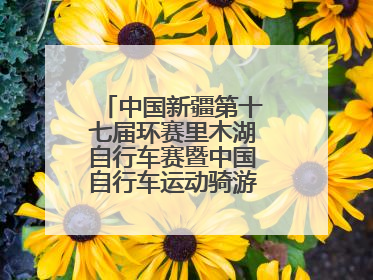 中国新疆第十七届环赛里木湖自行车赛暨中国自行车运动骑游大会圆满落幕