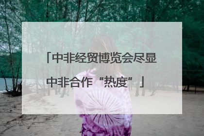 中非经贸博览会尽显中非合作“热度”