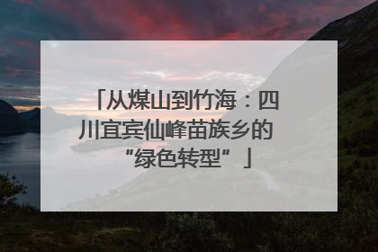 从煤山到竹海：四川宜宾仙峰苗族乡的“绿色转型”