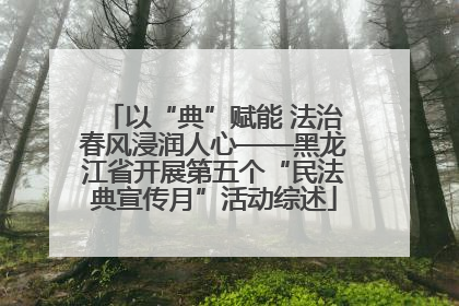 以“典”赋能 法治春风浸润人心——黑龙江省开展第五个“民法典宣传月”活动综述