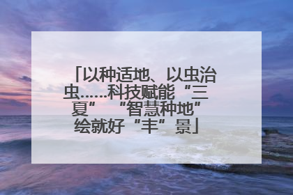以种适地、以虫治虫……科技赋能“三夏” “智慧种地”绘就好“丰”景