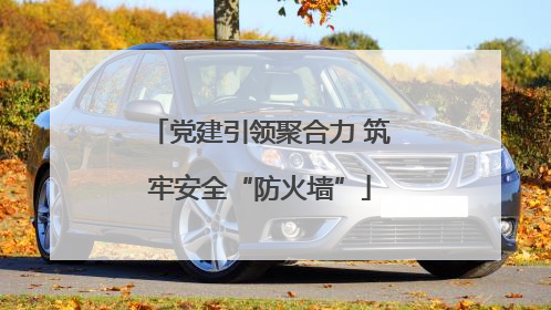 党建引领聚合力 筑牢安全“防火墙”