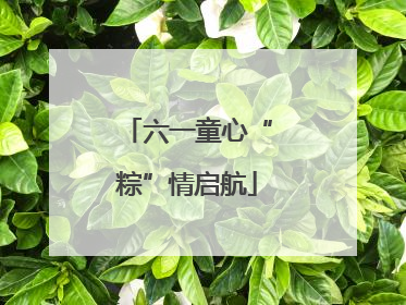 六一童心“粽”情启航