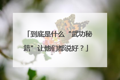 到底是什么“武功秘籍”让他们都说好？
