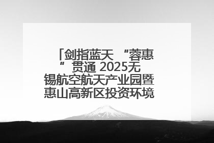 剑指蓝天 “蓉惠”贯通 2025无锡航空航天产业园暨惠山高新区投资环境推介会在成都举行