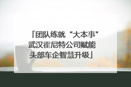 团队练就“大本事” 武汉霍尼特公司赋能头部车企智慧升级