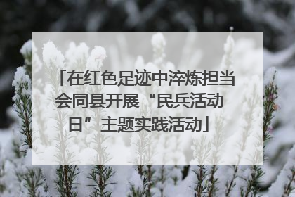 在红色足迹中淬炼担当 会同县开展“民兵活动日”主题实践活动