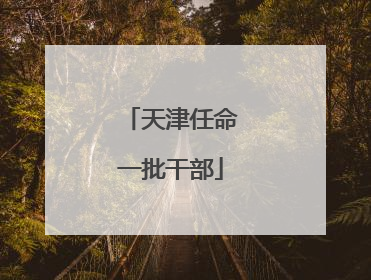 天津任命一批干部