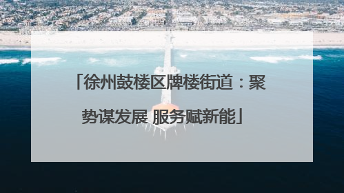 徐州鼓楼区牌楼街道：聚势谋发展 服务赋新能
