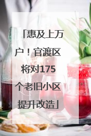 惠及上万户！官渡区将对175个老旧小区提升改造