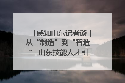 感知山东记者谈｜从“制造”到“智造” 山东技能人才引领产业升级