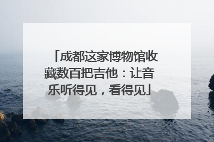 成都这家博物馆收藏数百把吉他：让音乐听得见，看得见