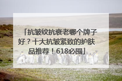 抗皱纹抗衰老哪个牌子好？十大抗皱紧致的护肤品推荐！618必囤