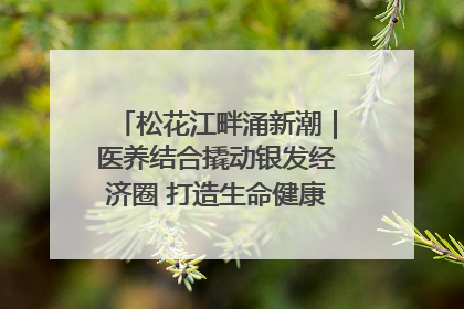 松花江畔涌新潮｜医养结合撬动银发经济圈 打造生命健康产业新样本