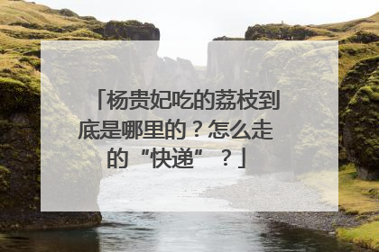 杨贵妃吃的荔枝到底是哪里的？怎么走的“快递”？