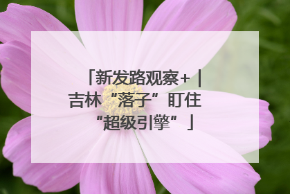 新发路观察+｜吉林“落子”盯住“超级引擎”