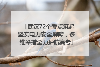 武汉72个考点筑起坚实电力安全屏障，多维举措全力护航高考