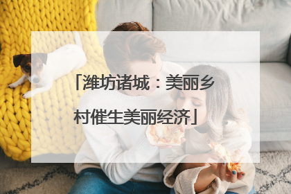 潍坊诸城：美丽乡村催生美丽经济