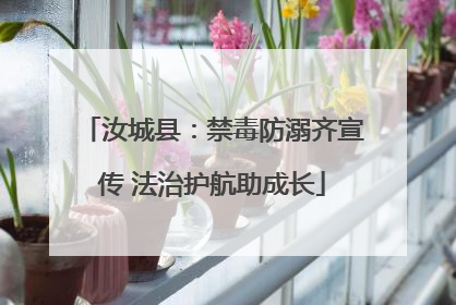 汝城县：禁毒防溺齐宣传 法治护航助成长