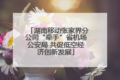 湖南移动张家界分公司“牵手”省机场公安局 共促低空经济创新发展