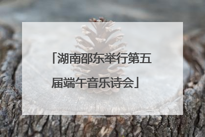 湖南邵东举行第五届端午音乐诗会