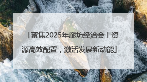 聚焦2025年廊坊经洽会丨资源高效配置，激活发展新动能