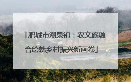 肥城市潮泉镇：农文旅融合绘就乡村振兴新画卷