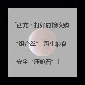 西充：打好夏粮收购“组合拳” 筑牢粮食安全“压舱石”