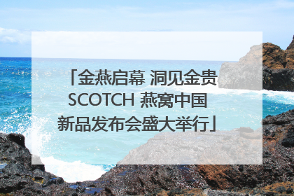金燕启幕 洞见金贵 SCOTCH 燕窝中国新品发布会盛大举行