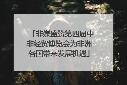 非媒盛赞第四届中非经贸博览会为非洲各国带来发展机遇