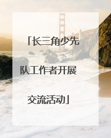 长三角少先队工作者开展交流活动