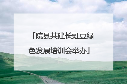 院县共建长豇豆绿色发展培训会举办