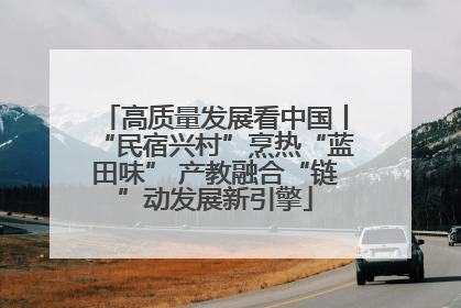 高质量发展看中国丨“民宿兴村”烹热“蓝田味” 产教融合“链”动发展新引擎