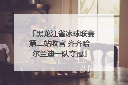 黑龙江省冰球联赛第二站收官 齐齐哈尔兰迪一队夺冠