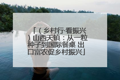 （乡村行·看振兴）山西天镇：从一粒种子到国际餐桌 出口富农促乡村振兴